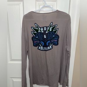 ZADIG & VOLTAIRE Graphic Long Sleeve T-Shirt (L)